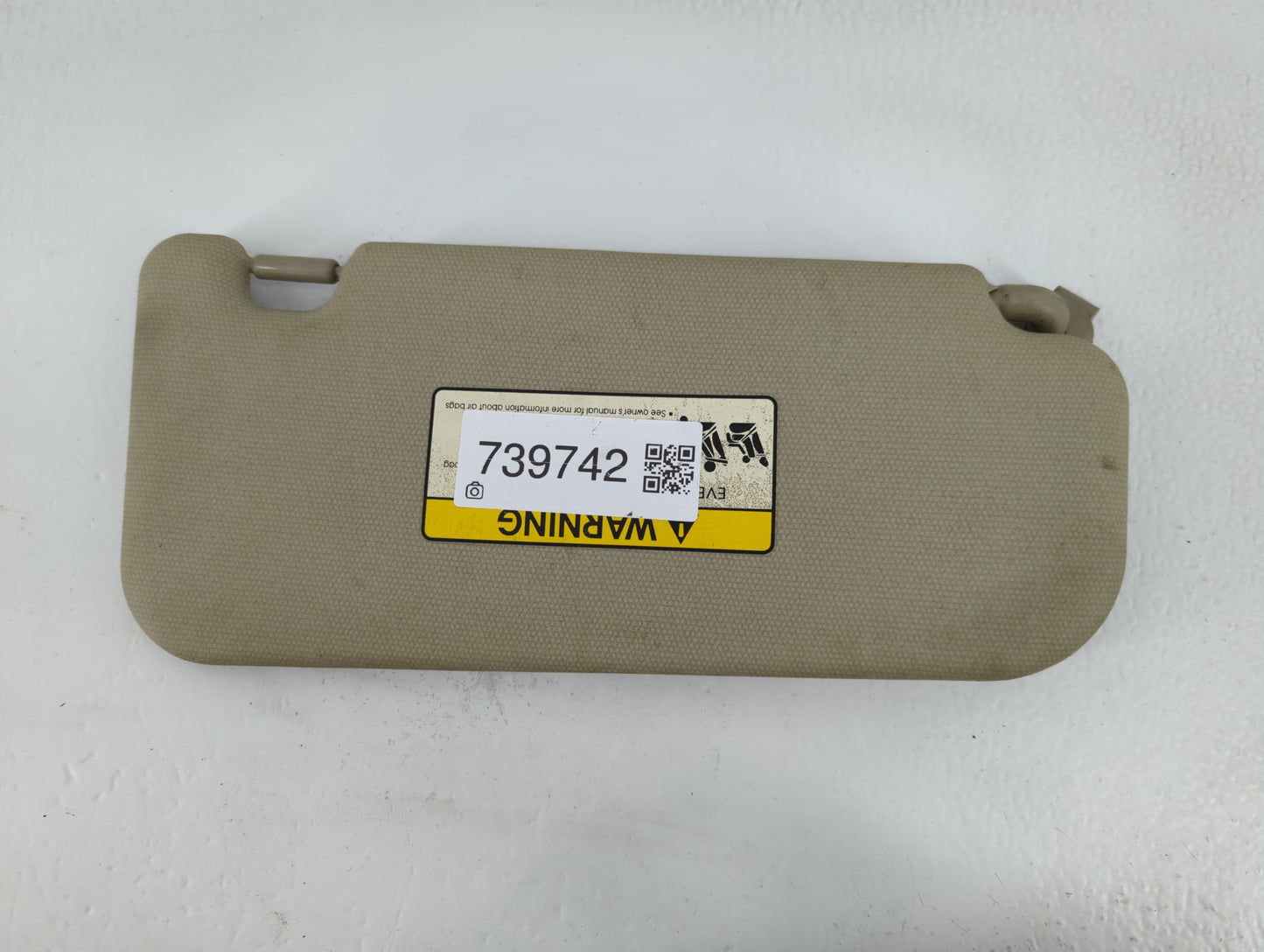 2012-2017 Kia Rio Sun Visor Shade Replacement Driver Left Mirror Fits Fits 2012 2013 2014 2015 2016 2017 OEM Used Auto Parts