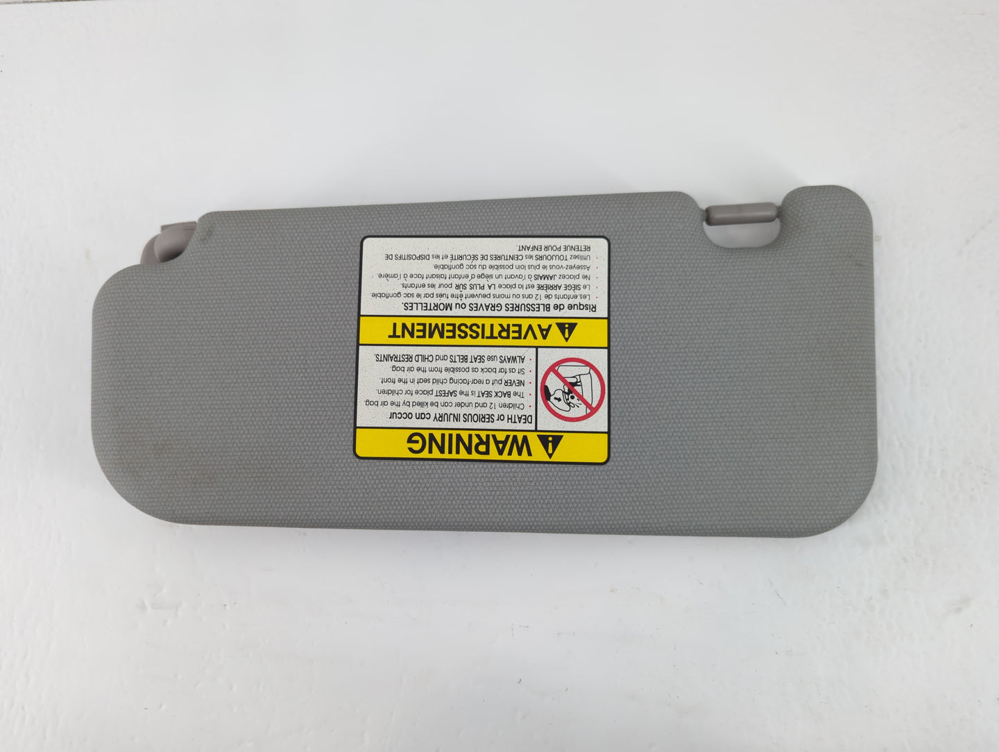 2012-2017 Kia Rio Sun Visor Shade Replacement Passenger Right Mirror Fits Fits 2012 2013 2014 2015 2016 2017 OEM Used Auto P