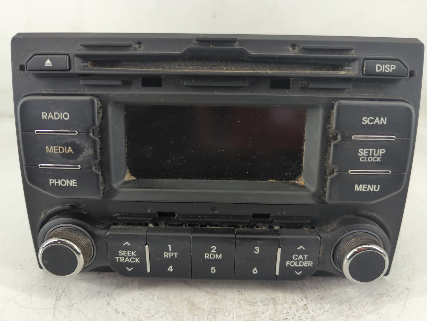 2012-2015 Kia Rio Radio AM FM Cd Player Receiver Replacement P/N:96170-1W855CA Fits Fits 2012 2013 2014 2015 OEM Used Auto P