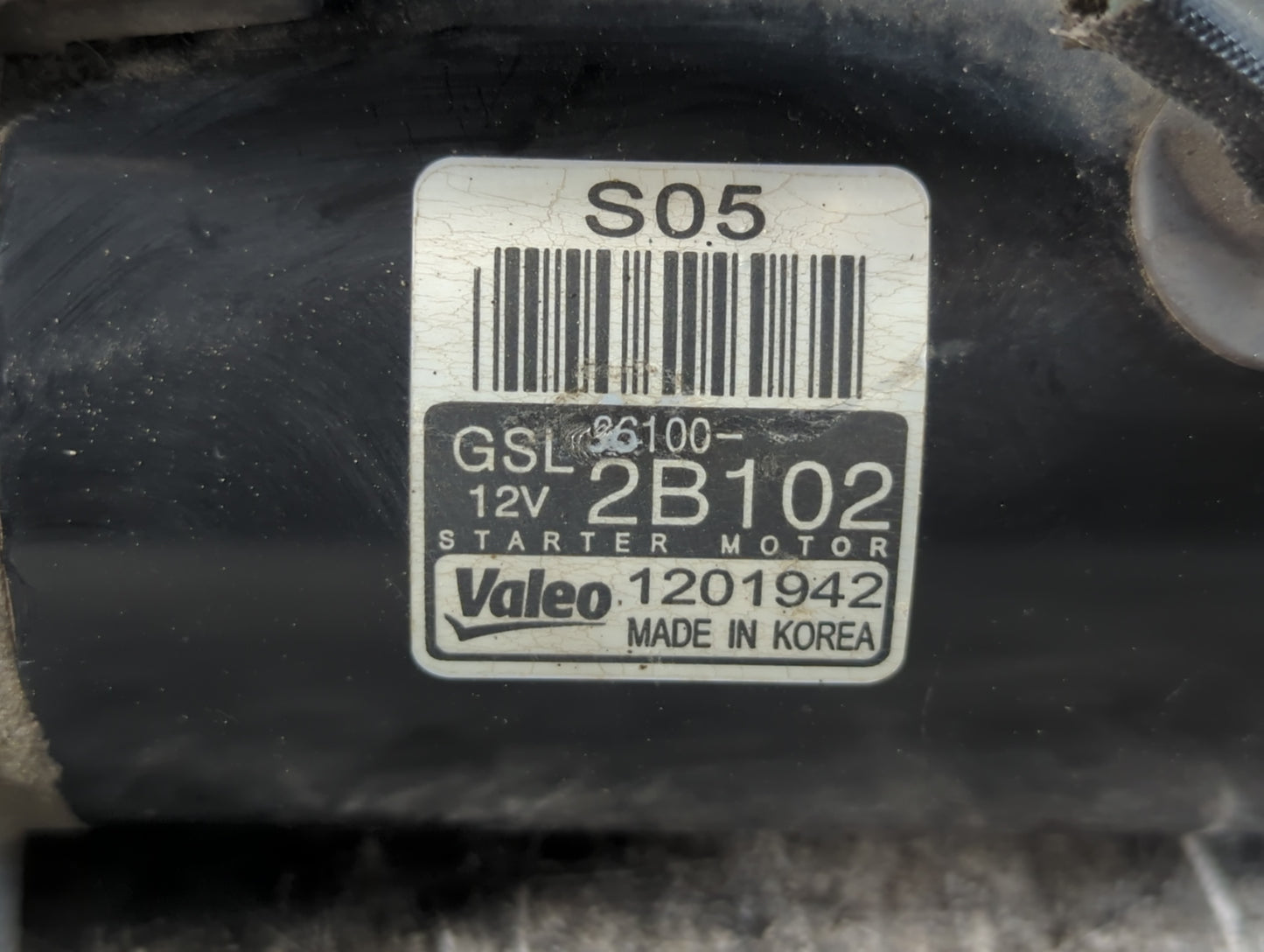 2013-2014 Kia Rio Car Starter Motor Solenoid OEM P/N:1201942 36100-2B102 Fits Fits 2012 2013 2014 2015 2016 2017 OEM Used Au
