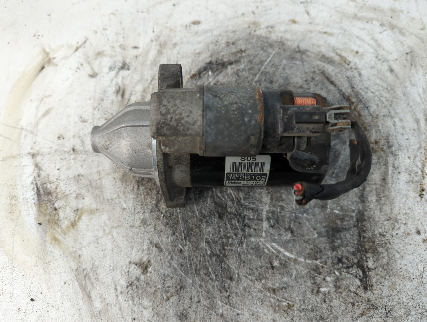 2013-2014 Kia Rio Car Starter Motor Solenoid OEM P/N:1201942 36100-2B102 Fits Fits 2012 2013 2014 2015 2016 2017 OEM Used Au