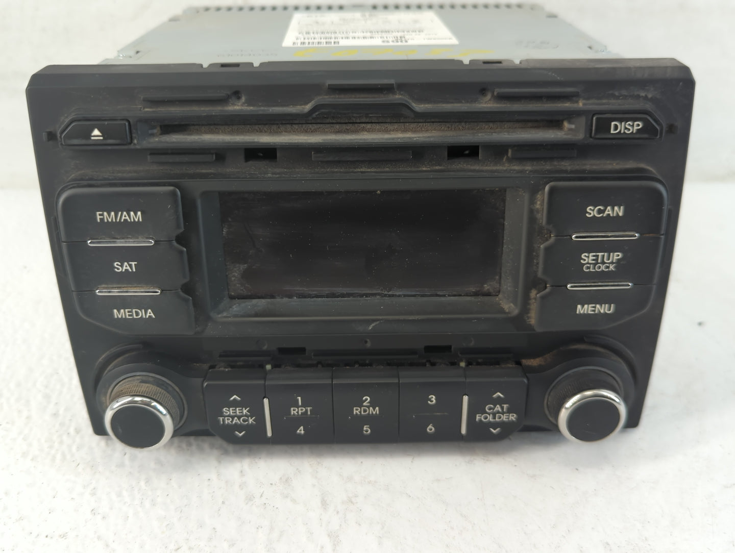 2012-2015 Kia Rio Radio AM FM Cd Player Receiver Replacement P/N:96170-1W900CA Fits Fits 2012 2013 2014 2015 OEM Used Auto P