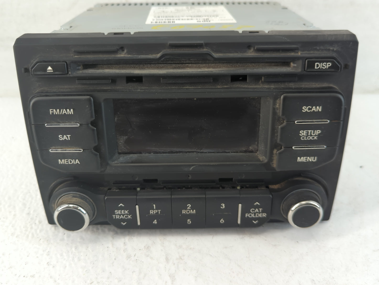 2012-2015 Kia Rio Radio AM FM Cd Player Receiver Replacement P/N:96170-1W900CA Fits Fits 2012 2013 2014 2015 OEM Used Auto P