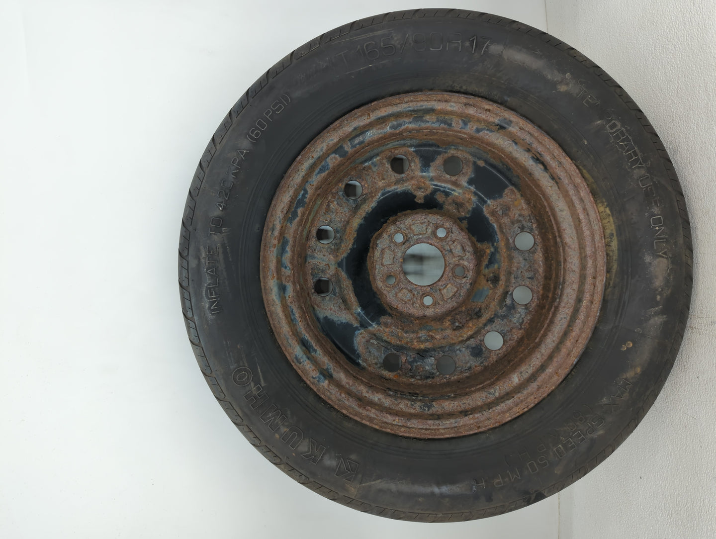 2011-2020 Kia Sorento Spare Donut Tire Wheel Rim Oem - Oemusedautoparts1.com