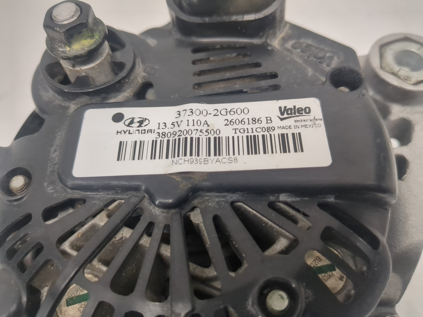 2011-2013 Kia Sorento Alternator Replacement Generator Charging Assembly Engine OEM P/N:37300-2G500 Fits Fits 2010 2011 2012