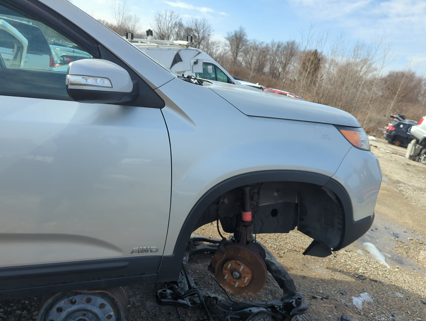 2011-2013 Kia Sorento Passenger Fender - Oemusedautoparts1.com