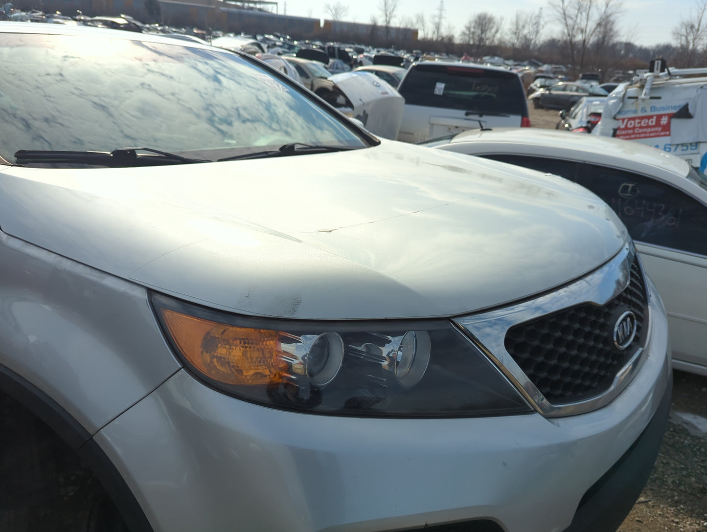 2011-2015 Kia Sorento Hood Oem - Oemusedautoparts1.com