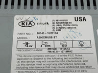 2011-2013 Kia Sorento Radio AM FM Cd Player Receiver Replacement P/N:96140-1U201CA Fits Fits 2011 2012 2013 OEM Used Auto Pa