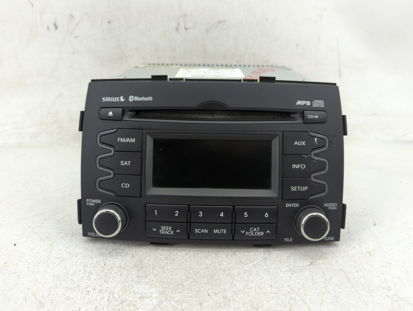 2011-2013 Kia Sorento Radio AM FM Cd Player Receiver Replacement P/N:96140-1U201CA Fits Fits 2011 2012 2013 OEM Used Auto Pa