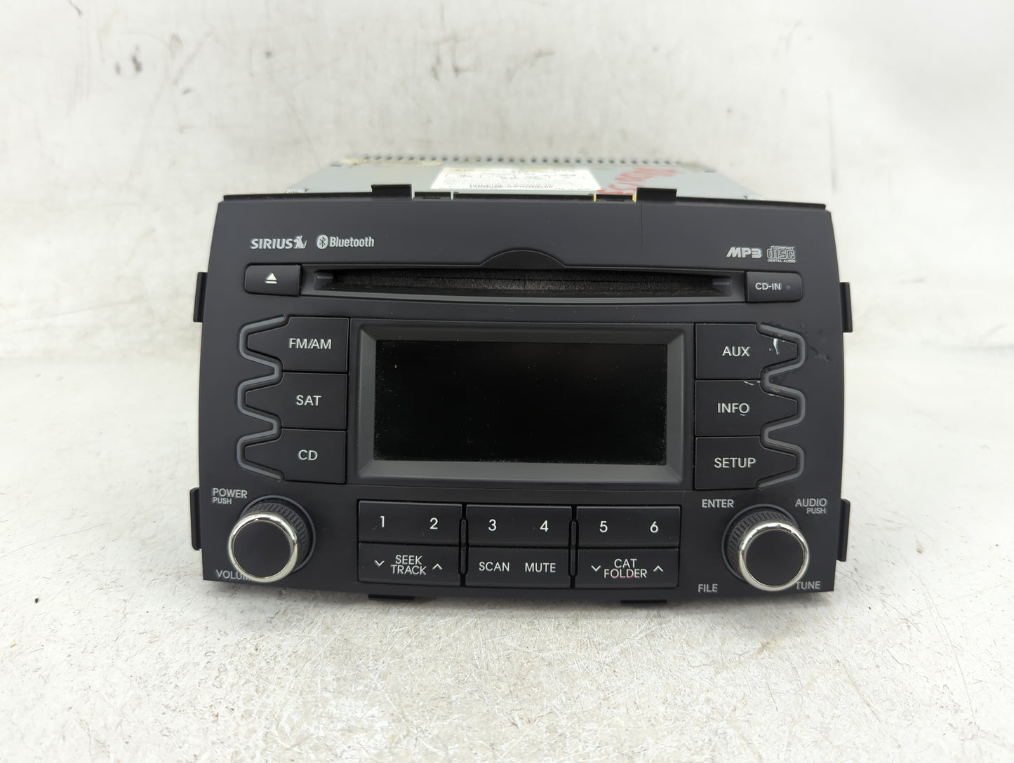 2011-2013 Kia Sorento Radio AM FM Cd Player Receiver Replacement P/N:96140-1U201CA Fits Fits 2011 2012 2013 OEM Used Auto Pa