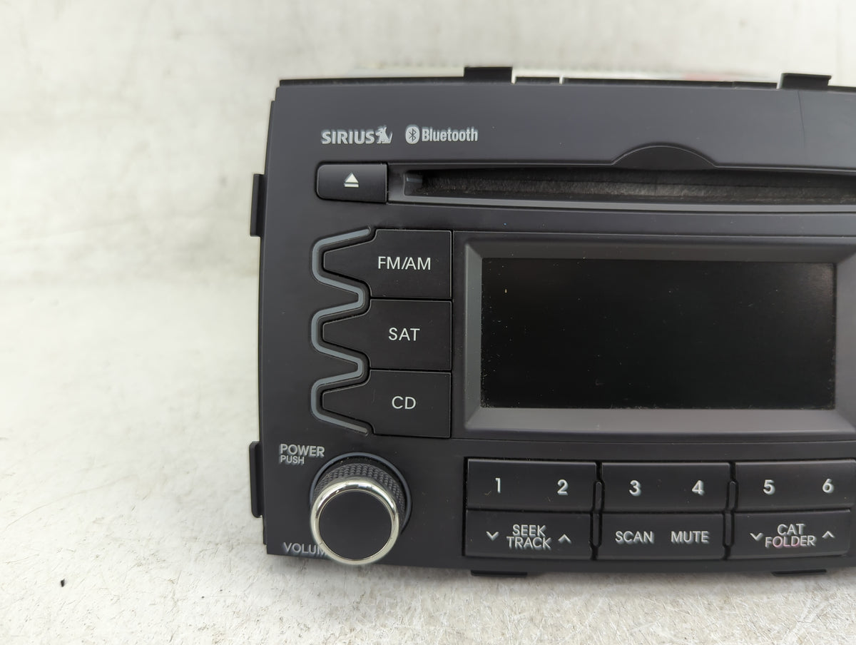 2011-2013 Kia Sorento Radio AM FM Cd Player Receiver Replacement P/N:96140-1U201CA Fits 2011 2012 2013 OEM Used Auto Parts -