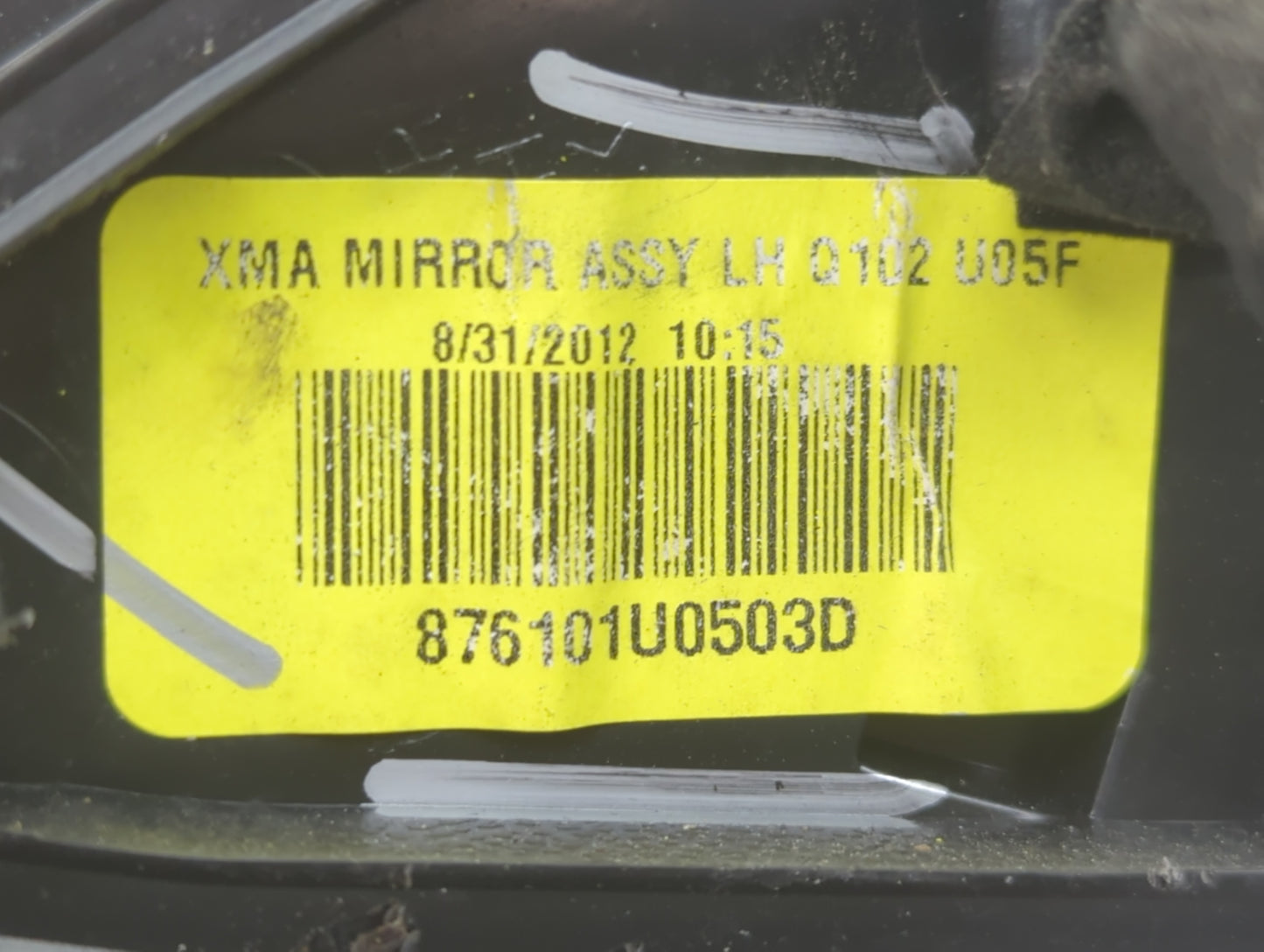 2011-2015 Kia Sorento Driver Side View Mirror - Left Door Mirror OEM Used - Oemusedautoparts1.com