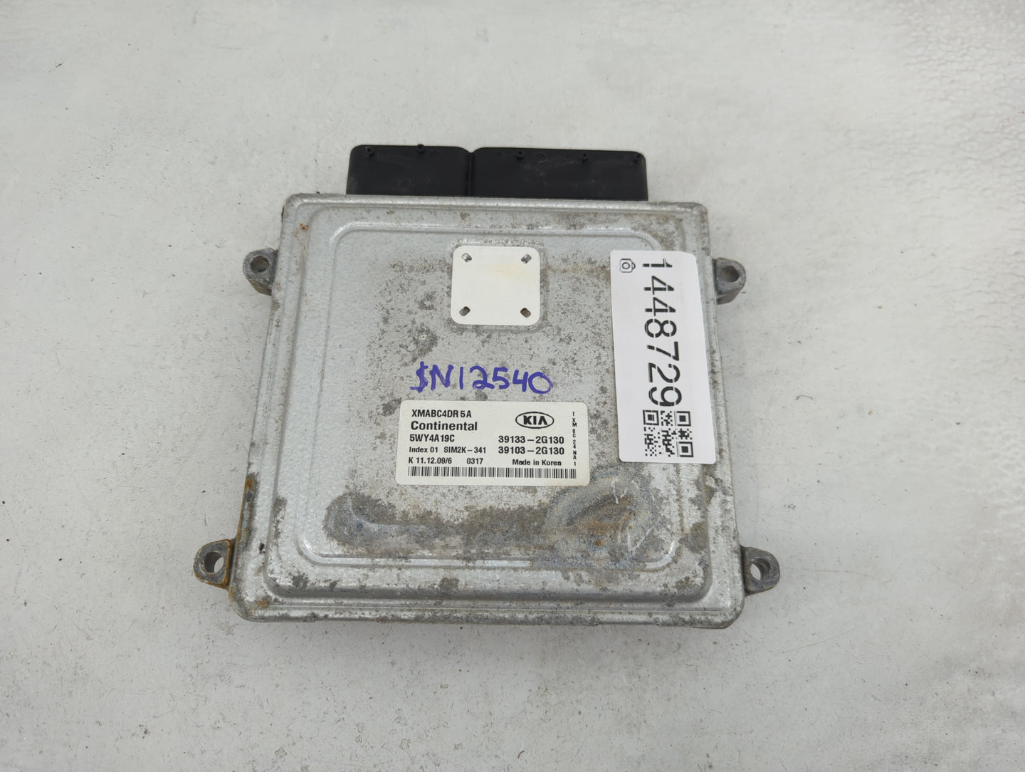 2011-2013 Kia Sorento PCM Engine Control Computer ECU ECM PCU OEM P/N:39133-2G130 39103-2G130, 5WY4A19C Fits Fits 2011 2012 