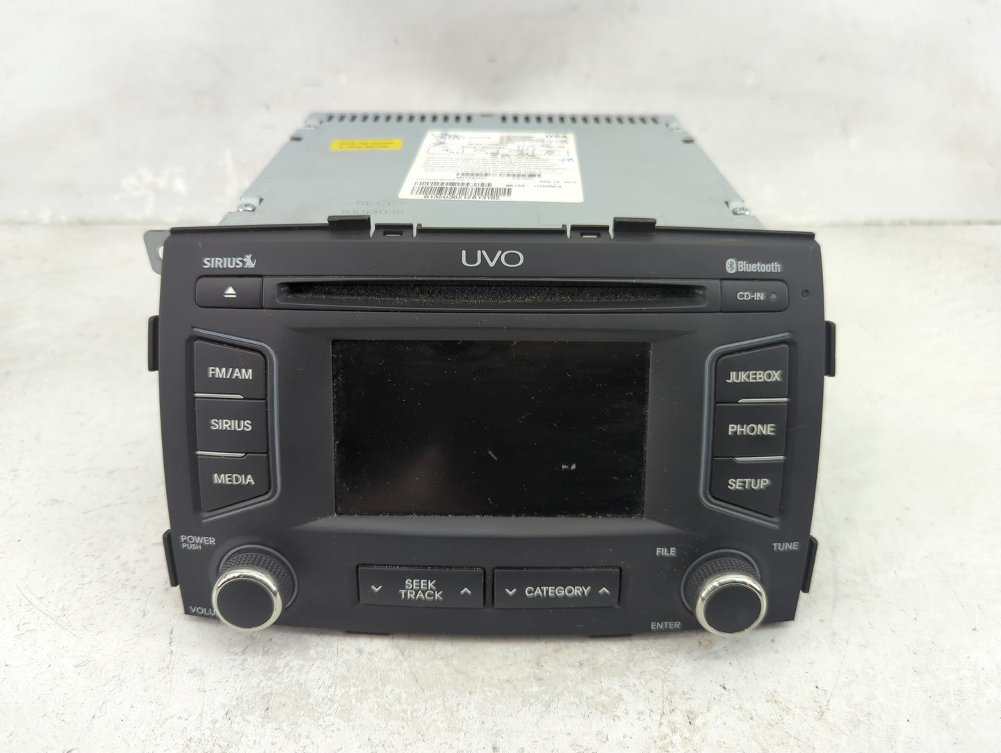2012-2013 Kia Sorento Radio AM FM Cd Player Receiver Replacement P/N:961601U300CA 96160-1U300CA, BA010-XMA Fits Fits 2012 20
