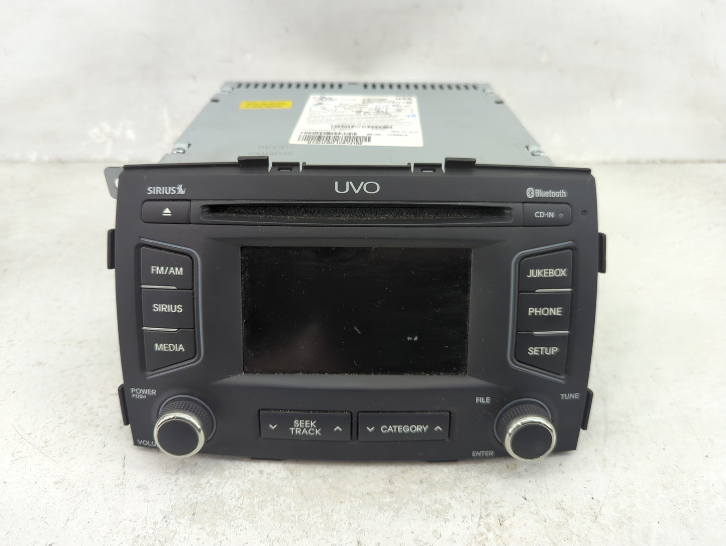 2012-2013 Kia Sorento Radio AM FM Cd Player Receiver Replacement P/N:961601U300CA 96160-1U300CA, BA010-XMA Fits Fits 2012 20
