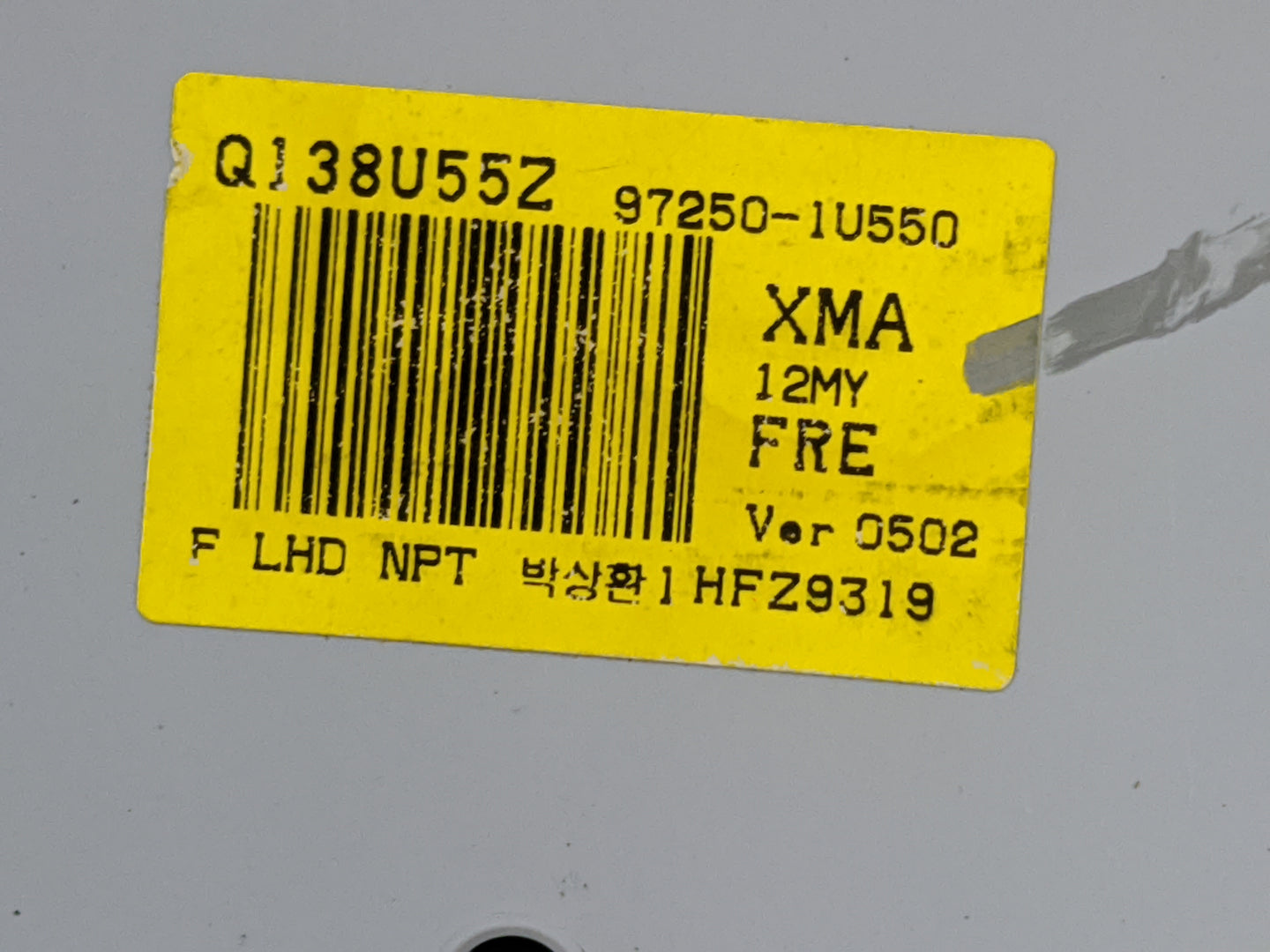 2012-2013 Kia Sorento Climate Control Module Temperature AC/Heater Replacement P/N:97250-1U550 C7250-1UXXX Fits Fits 2012 20