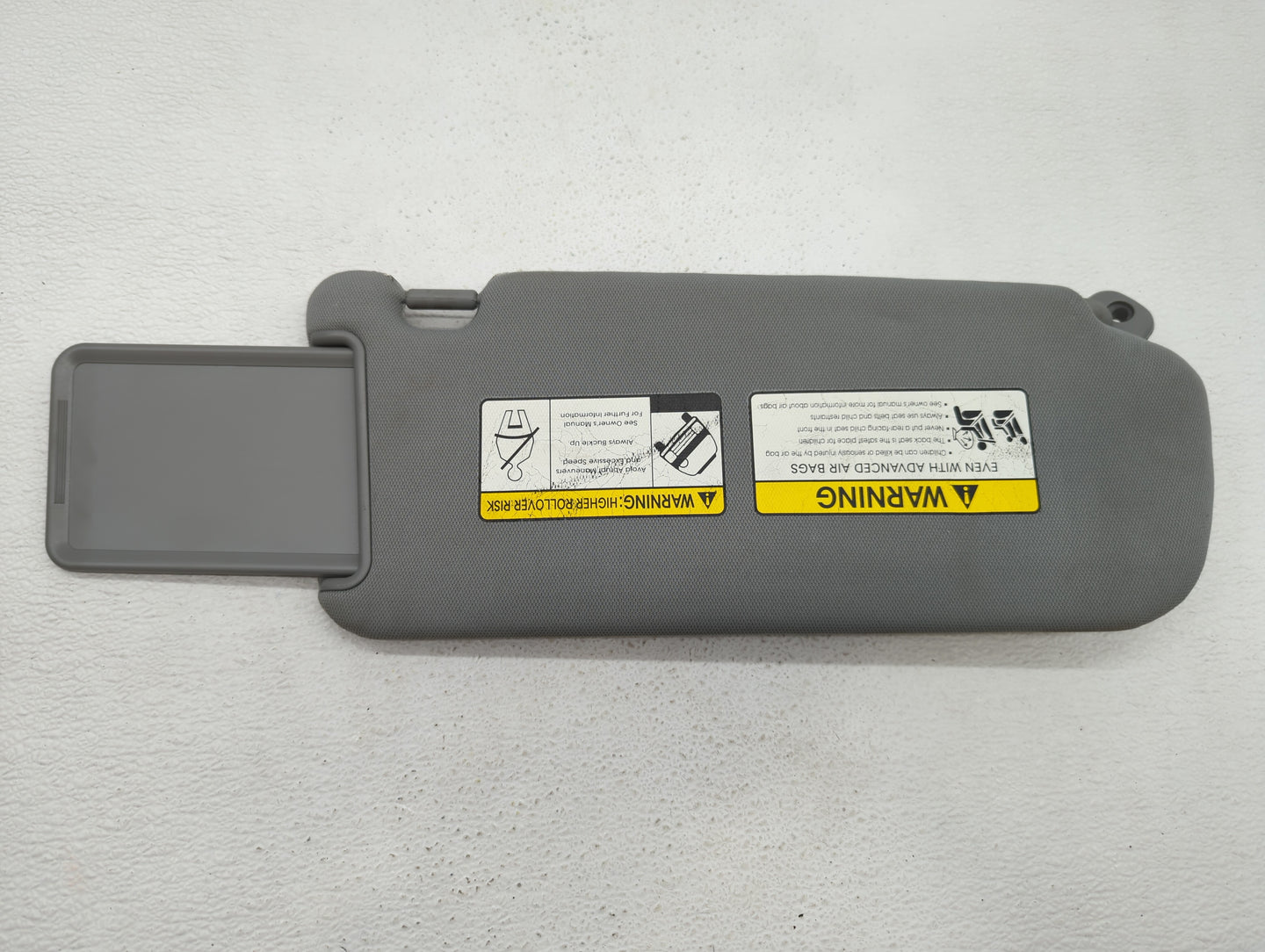 2011-2015 Kia Sorento Sun Visor Shade Replacement Driver Left Mirror Fits Fits 2011 2012 2013 2014 2015 OEM Used Auto Parts 