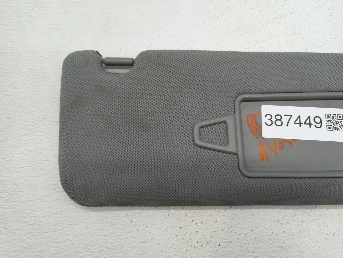 2011-2015 Kia Sorento Sun Visor Shade Replacement Passenger Right Mirror Fits Fits 2011 2012 2013 2014 2015 OEM Used Auto Pa