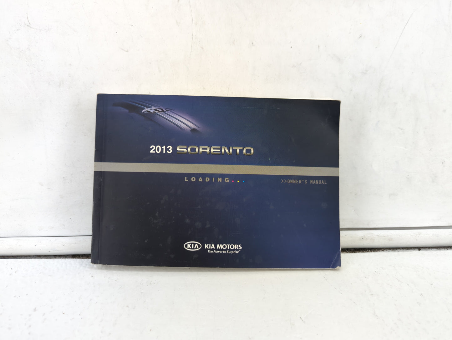 2013 Kia Sorento Owners Manual Book Guide OEM Used Auto Parts - Oemusedautoparts1.com