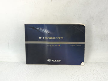 2013 Kia Sorento Owners Manual Book Guide P/N:A2P0-EU22A OEM Used Auto Parts