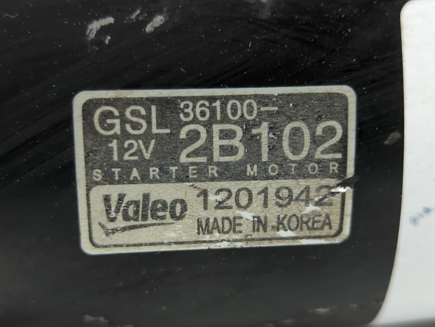 2013 Kia Soul Car Starter Motor Solenoid OEM P/N:1201942 36100-2B102 Fits Fits 2012 2014 2015 2016 2017 OEM Used Auto Parts 