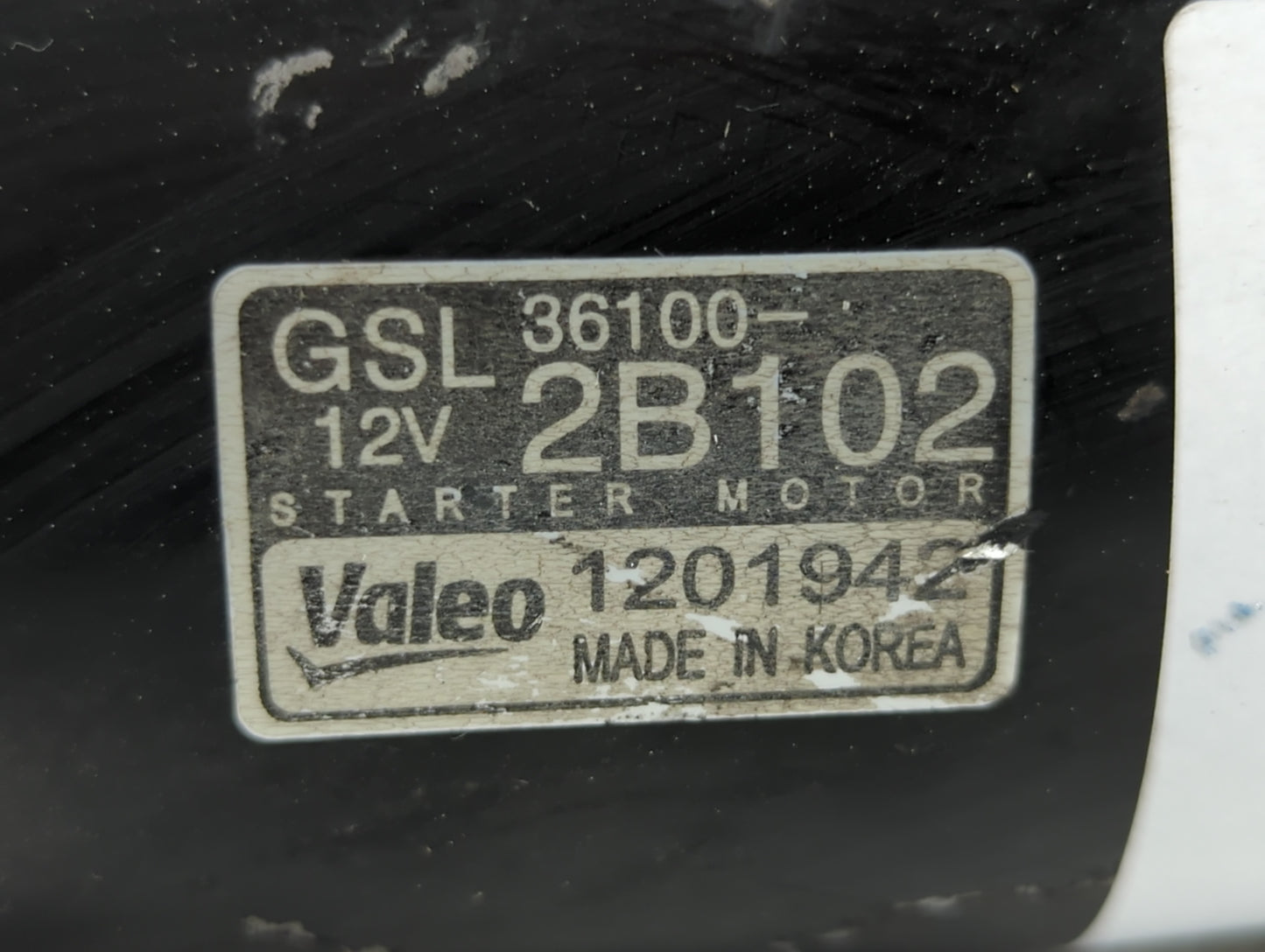2013 Kia Soul Car Starter Motor Solenoid OEM P/N:1201942 36100-2B102 Fits Fits 2012 2014 2015 2016 2017 OEM Used Auto Parts 