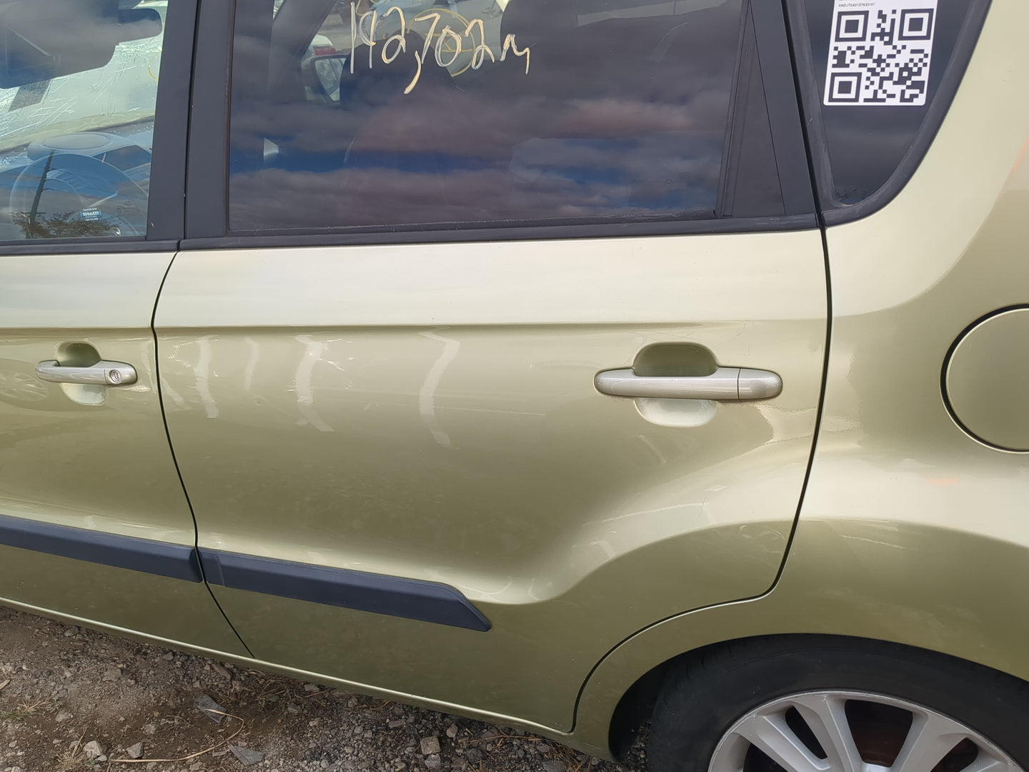 2010-2013 Kia Soul Driver Rear Door Oem - Oemusedautoparts1.com