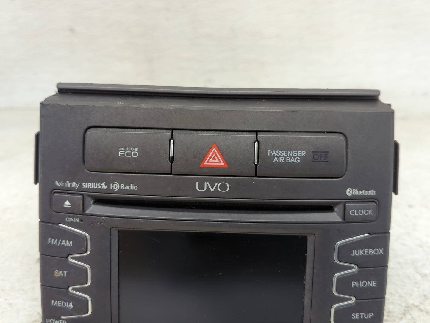 2012-2013 Kia Soul Radio AM FM Cd Player Receiver Replacement P/N:96160-2K500DS5 Fits Fits 2012 2013 OEM Used Auto Parts - O