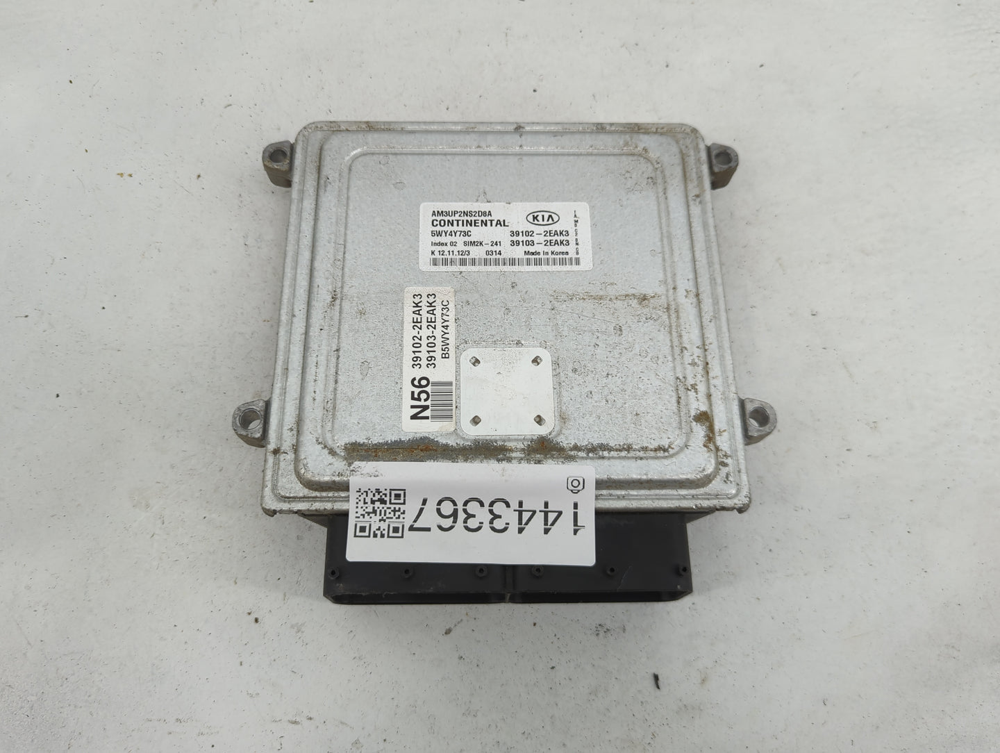 2012-2013 Kia Soul PCM Engine Control Computer ECU ECM PCU OEM P/N:AM3UP2NS2D8A 5WY4Y73C, 39102-2EAK3 Fits Fits 2012 2013 OE