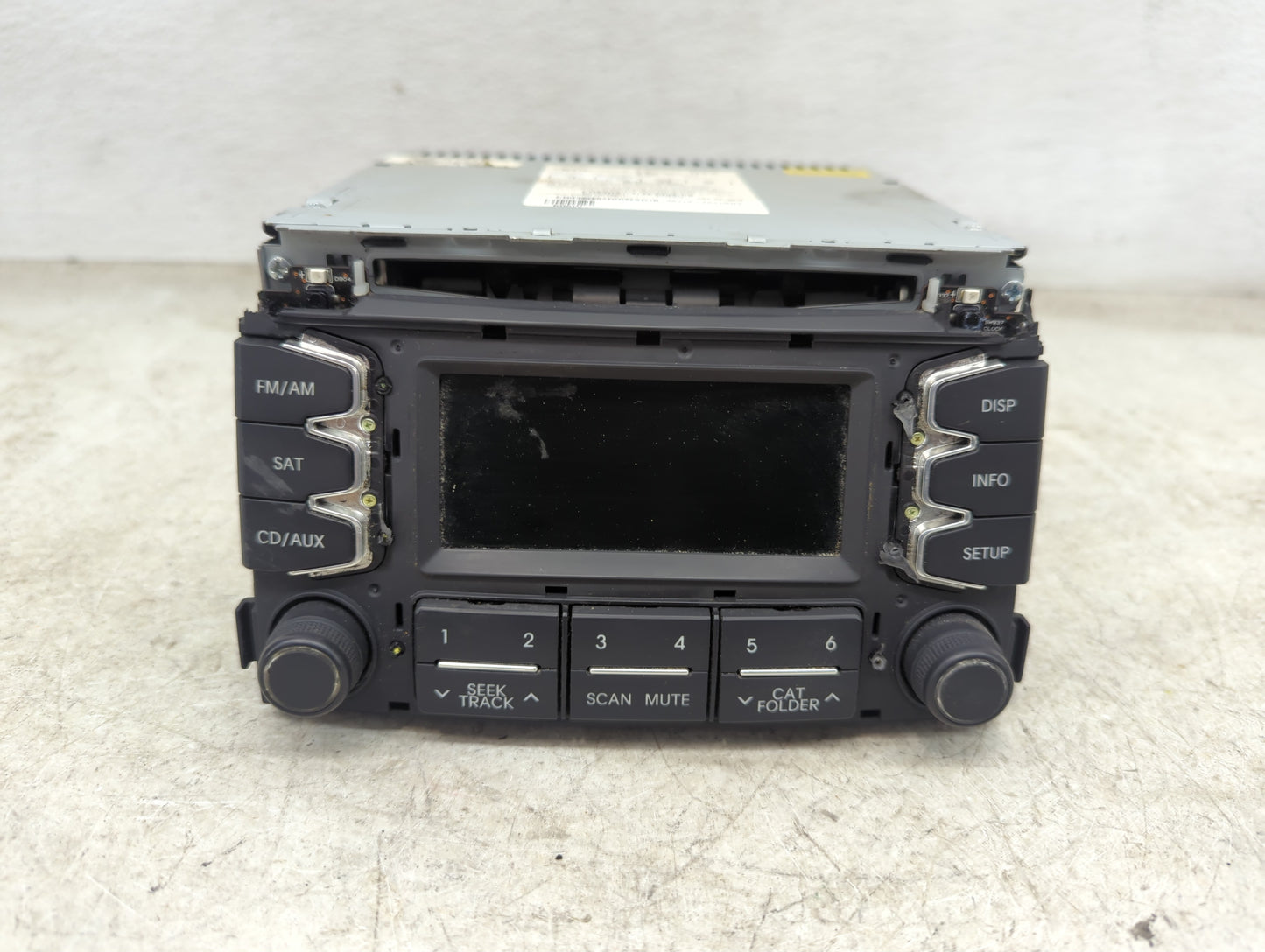 2012-2013 Kia Soul Radio AM FM Cd Player Receiver Replacement P/N:961702K110WK AC110CSAN, 90FCA05062T Fits Fits 2012 2013 OE