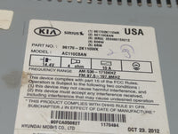 2012-2013 Kia Soul Radio AM FM Cd Player Receiver Replacement P/N:961702K110WK AC110CSAN, 90FCA05062T Fits Fits 2012 2013 OE