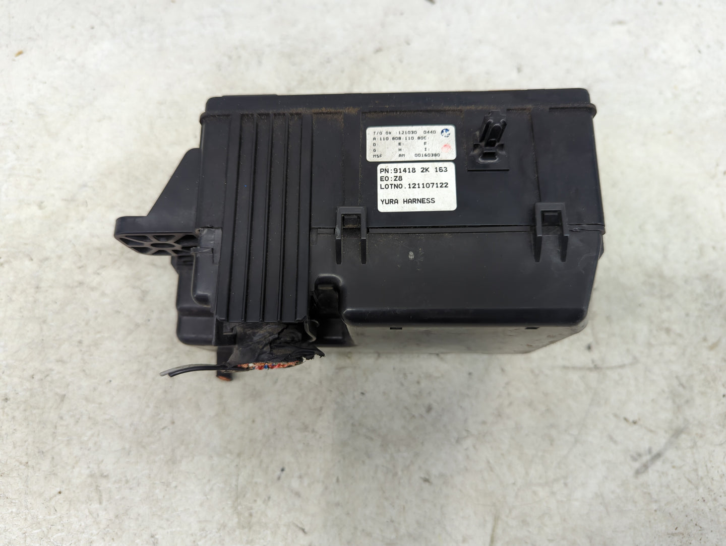 2012-2013 Kia Soul Fusebox Fuse Box Panel Relay Module P/N:91418 2K 163 18790-01031 Fits Fits 2012 2013 OEM Used Auto Parts 