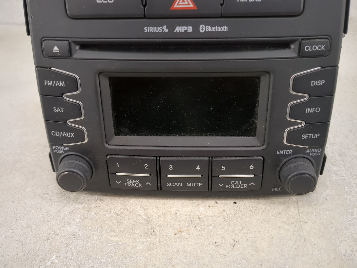 2012-2013 Kia Soul Radio AM FM Cd Player Receiver Replacement P/N:961702K110WK AC110CSAN Fits Fits 2012 2013 OEM Used Auto P
