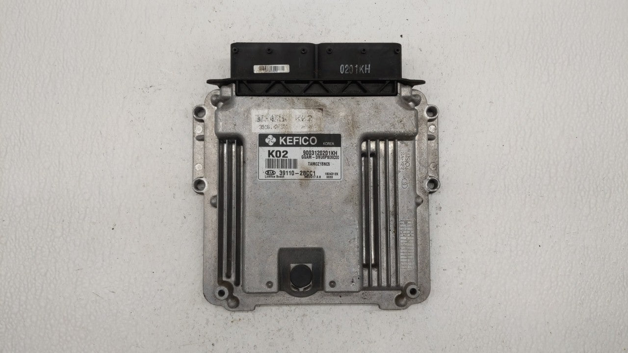 2013 Kia Soul PCM Engine Control Computer ECU ECM PCU OEM P/N:39110-2BCC1 Fits OEM Used Auto Parts - Oemusedautoparts1.com