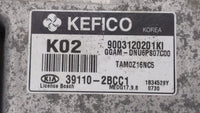 2013 Kia Soul PCM Engine Control Computer ECU ECM PCU OEM P/N:39110-2BCC1 Fits OEM Used Auto Parts - Oemusedautoparts1.com