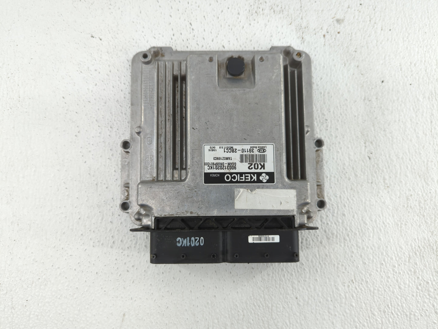 2013 Kia Soul PCM Engine Control Computer ECU ECM PCU OEM P/N:39110-2BCC1 Fits OEM Used Auto Parts - Oemusedautoparts1.com