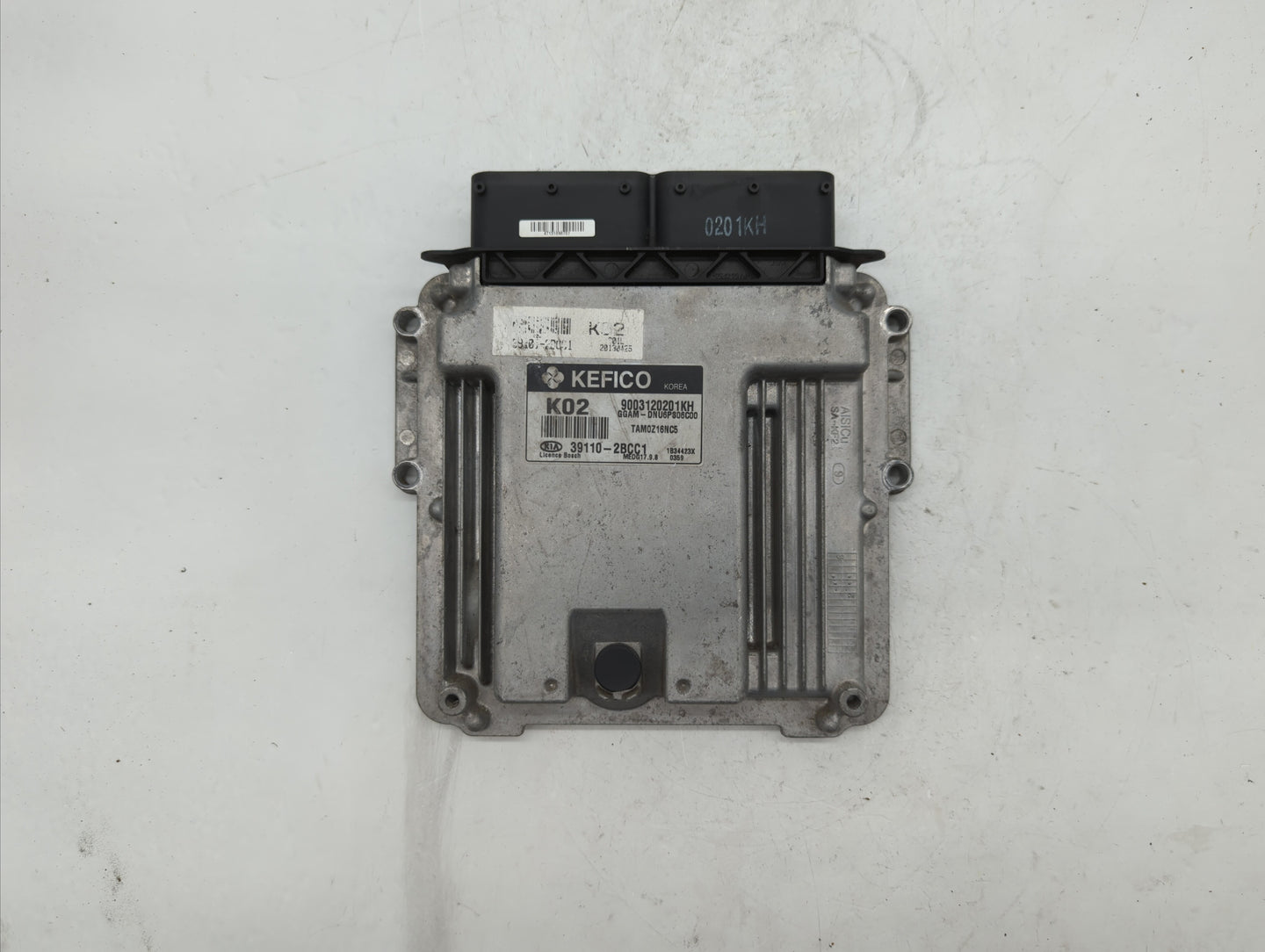 2013 Kia Soul PCM Engine Control Computer ECU ECM PCU OEM P/N:39110-2BCC1 Fits OEM Used Auto Parts - Oemusedautoparts1.com