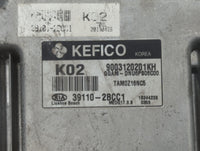 2013 Kia Soul PCM Engine Control Computer ECU ECM PCU OEM P/N:39110-2BCC1 Fits OEM Used Auto Parts - Oemusedautoparts1.com