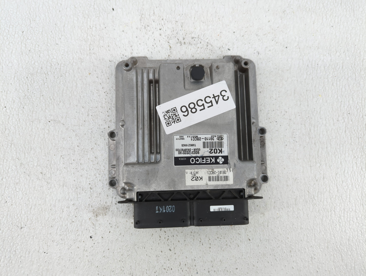 2013 Kia Soul PCM Engine Control Computer ECU ECM PCU OEM P/N:39110-2BCC1 Fits OEM Used Auto Parts - Oemusedautoparts1.com