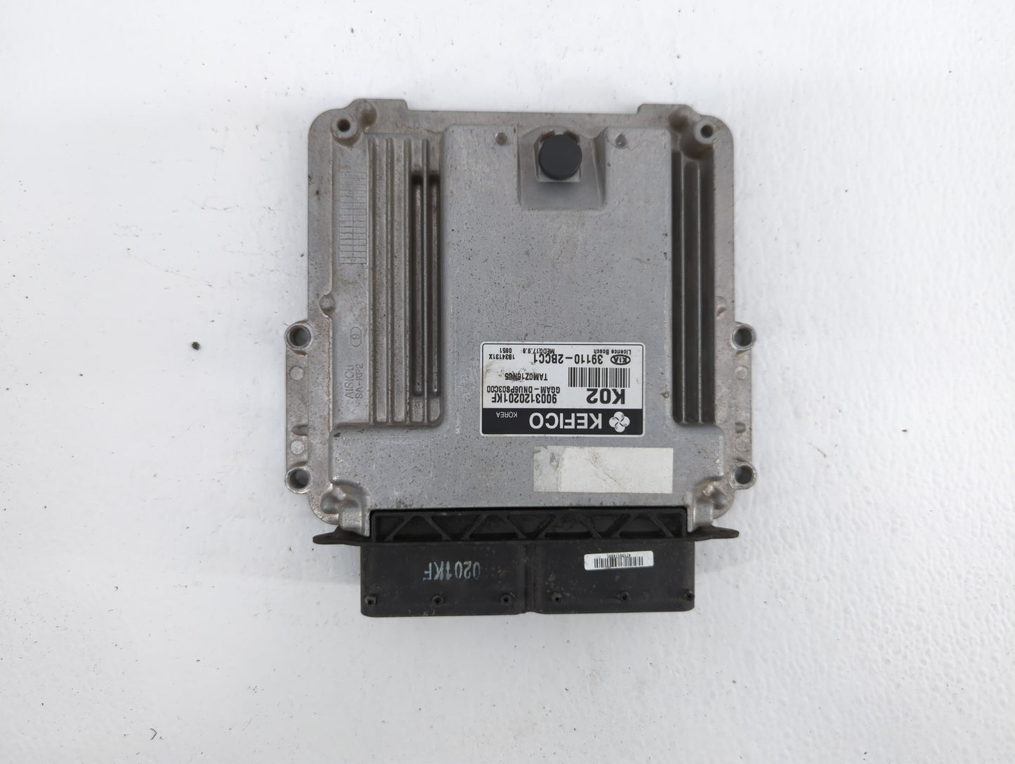 2013 Kia Soul PCM Engine Control Computer ECU ECM PCU OEM P/N:39110-2BCC1 Fits OEM Used Auto Parts - Oemusedautoparts1.com