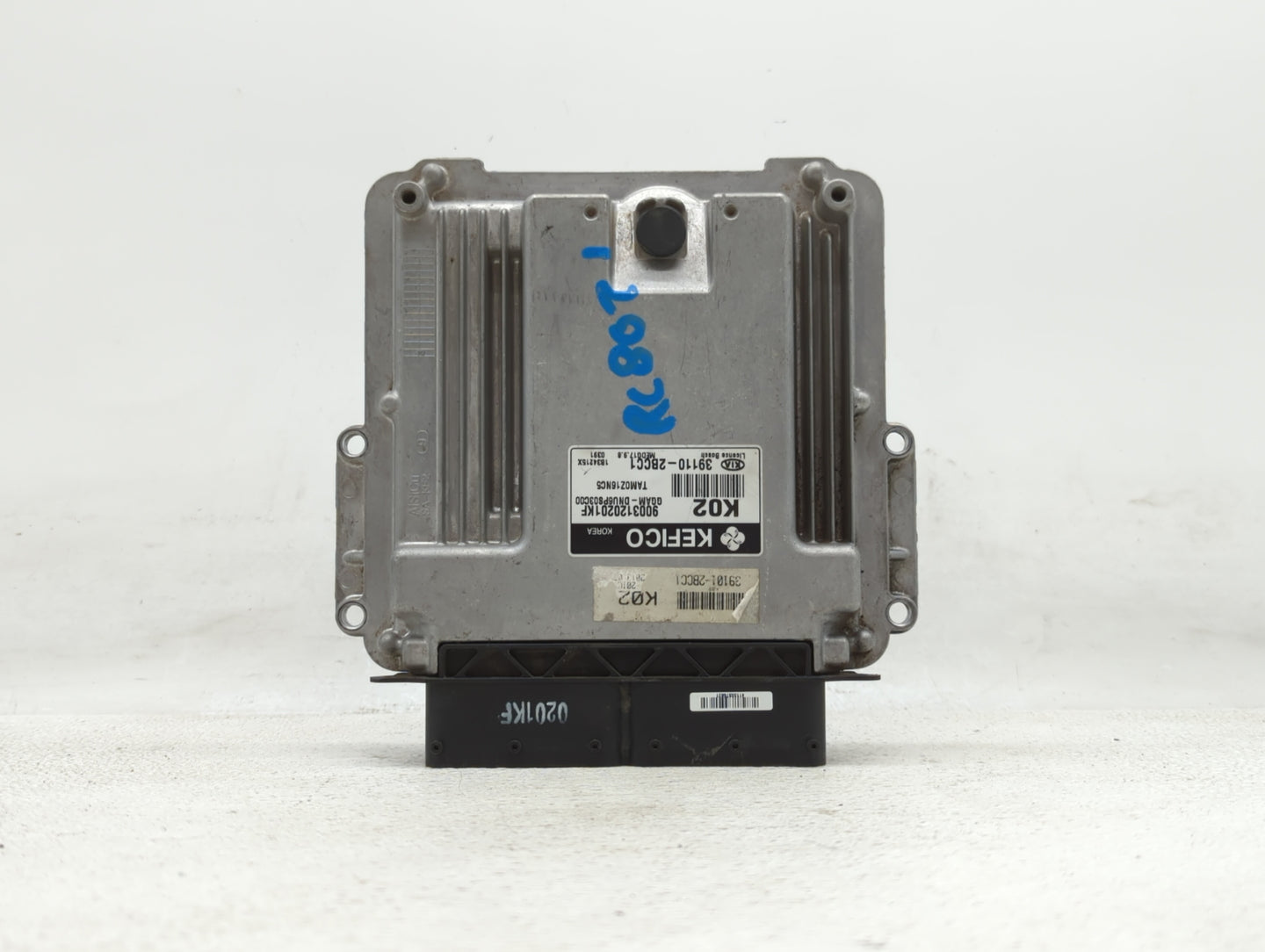 2013 Kia Soul PCM Engine Control Computer ECU ECM PCU OEM P/N:39110-2BCC1 Fits OEM Used Auto Parts - Oemusedautoparts1.com