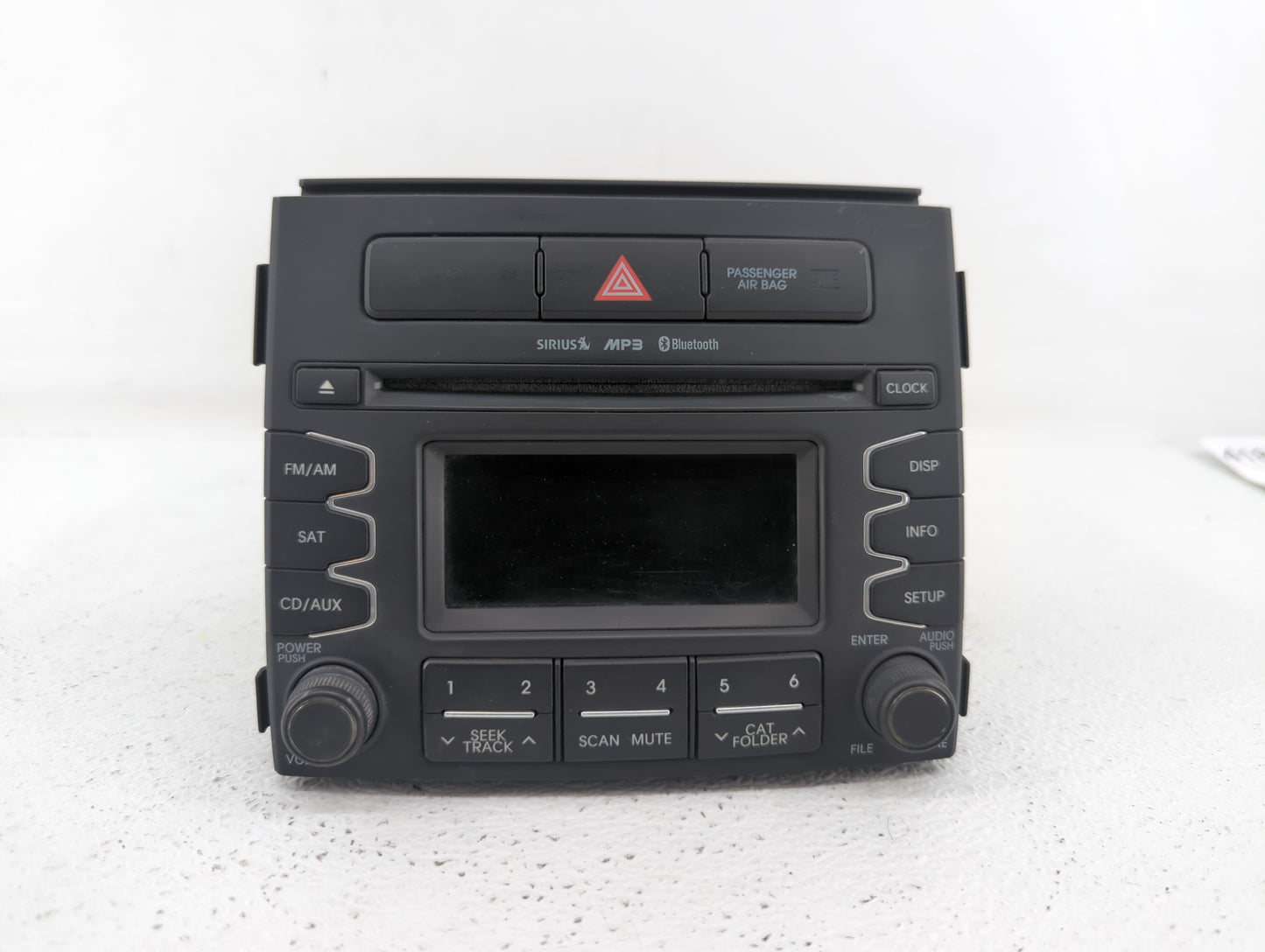 2012-2013 Kia Soul Radio AM FM Cd Player Receiver Replacement P/N:96170-2K100WK 96170-2K110WK Fits Fits 2012 2013 OEM Used A