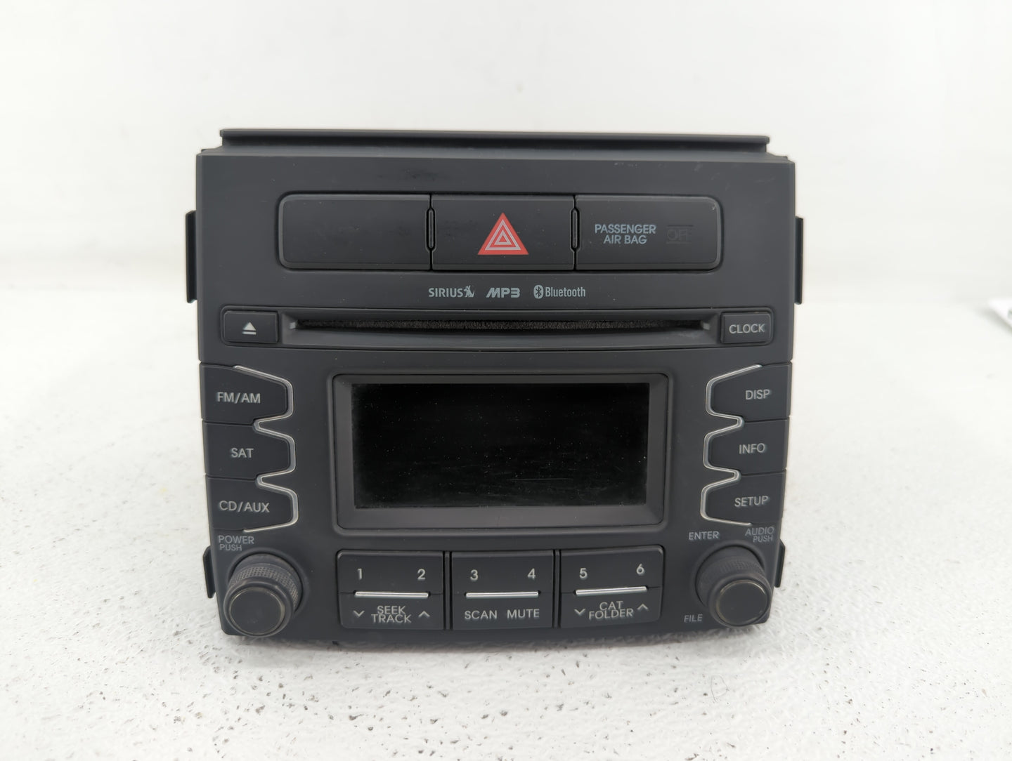 2012-2013 Kia Soul Radio AM FM Cd Player Receiver Replacement P/N:96170-2K100WK 96170-2K110WK Fits Fits 2012 2013 OEM Used A
