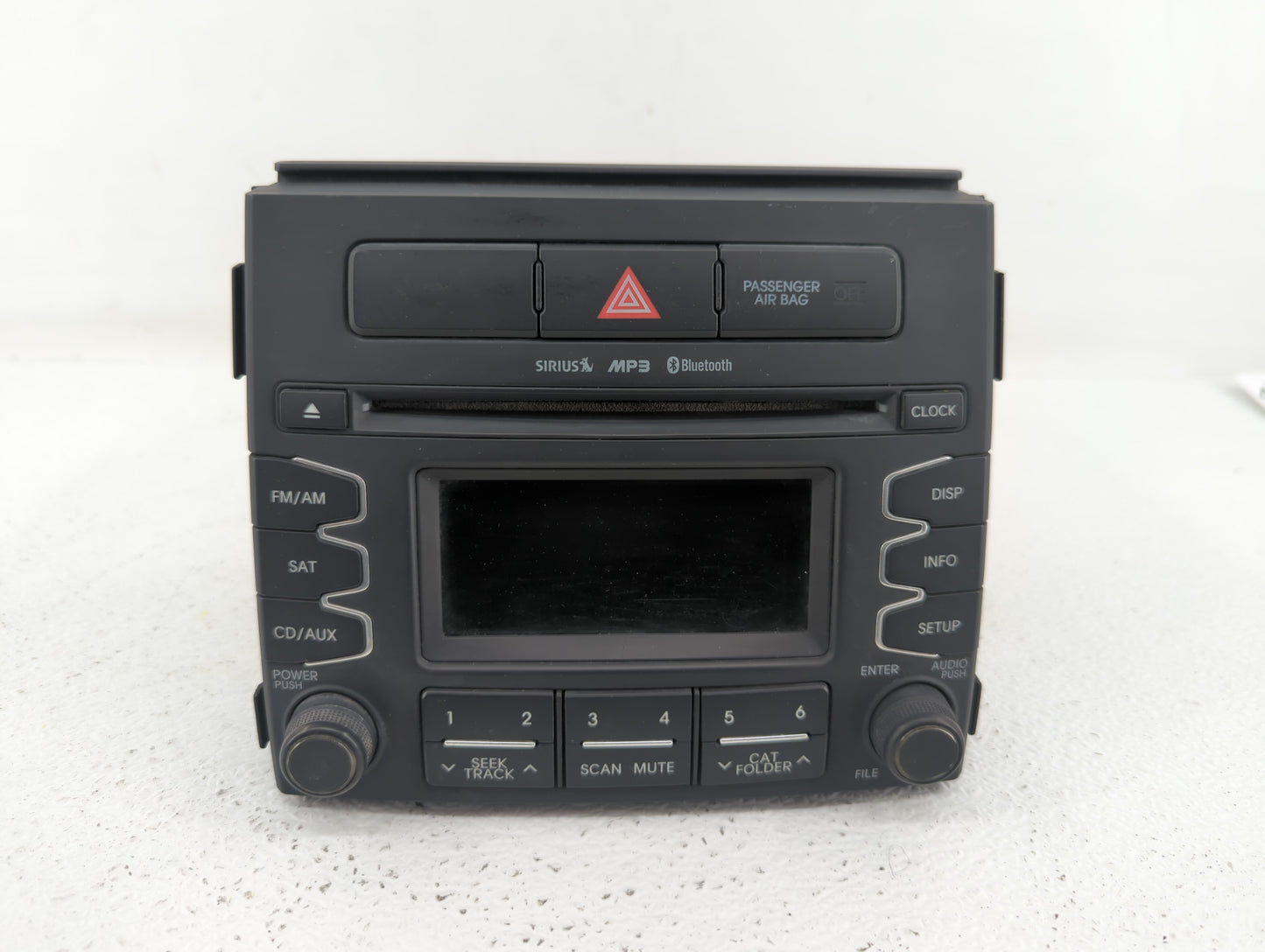 2012-2013 Kia Soul Radio AM FM Cd Player Receiver Replacement P/N:96170-2K100WK 96170-2K110WK Fits Fits 2012 2013 OEM Used A
