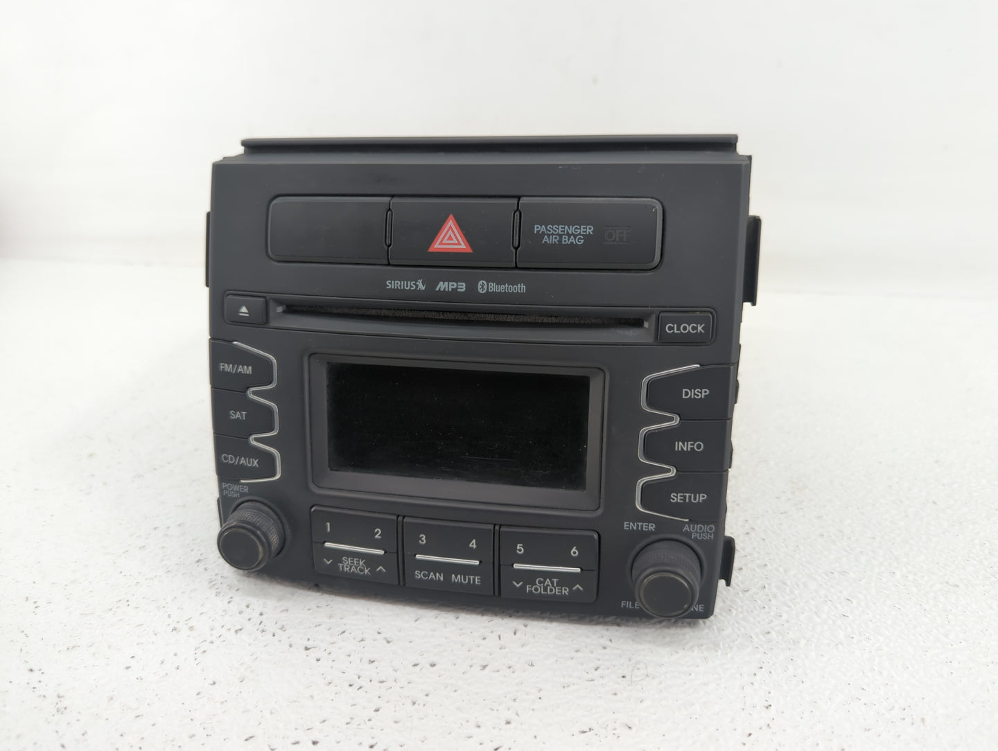 2012-2013 Kia Soul Radio AM FM Cd Player Receiver Replacement P/N:96170-2K100WK 96170-2K110WK Fits Fits 2012 2013 OEM Used A