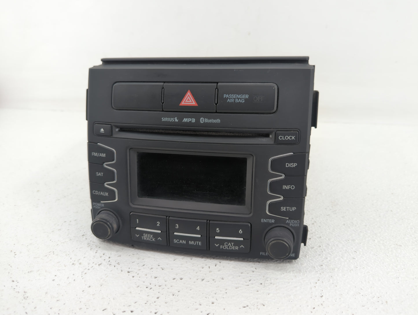 2012-2013 Kia Soul Radio AM FM Cd Player Receiver Replacement P/N:96170-2K100WK 96170-2K110WK Fits Fits 2012 2013 OEM Used A