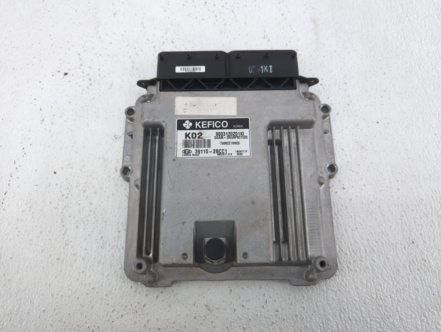 2013 Kia Soul PCM Engine Control Computer ECU ECM PCU OEM P/N:39110-2BCJ0 39110-2BCC1 Fits OEM Used Auto Parts - Oemusedauto