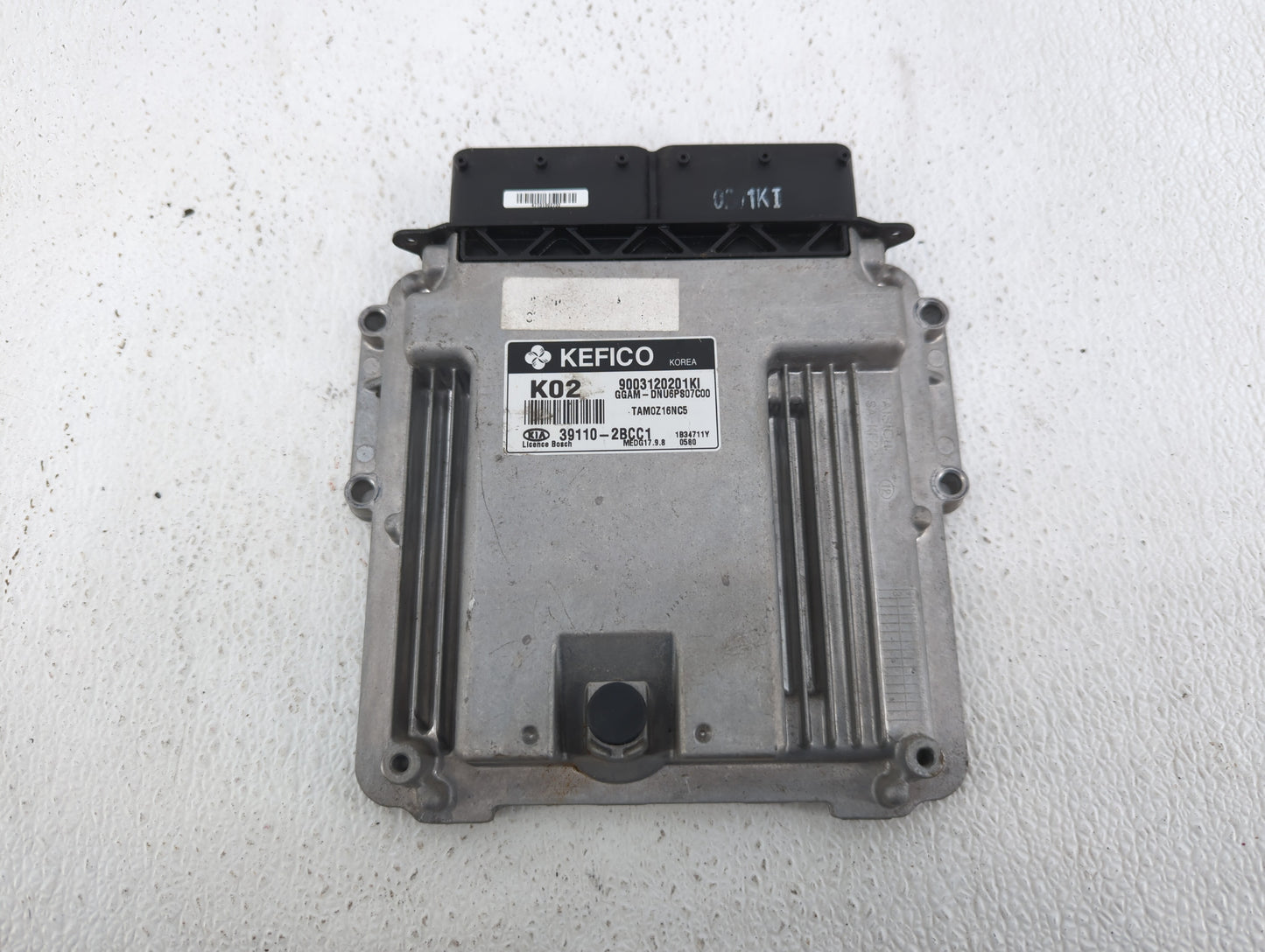 2013 Kia Soul PCM Engine Control Computer ECU ECM PCU OEM P/N:39110-2BCJ0 39110-2BCC1 Fits OEM Used Auto Parts - Oemusedauto
