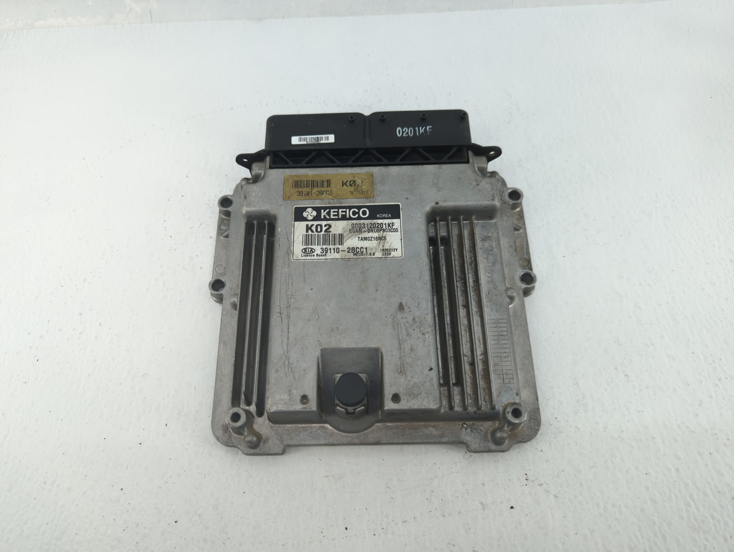 2013 Kia Soul PCM Engine Control Computer ECU ECM PCU OEM P/N:39110-2BCC1 Fits OEM Used Auto Parts - Oemusedautoparts1.com
