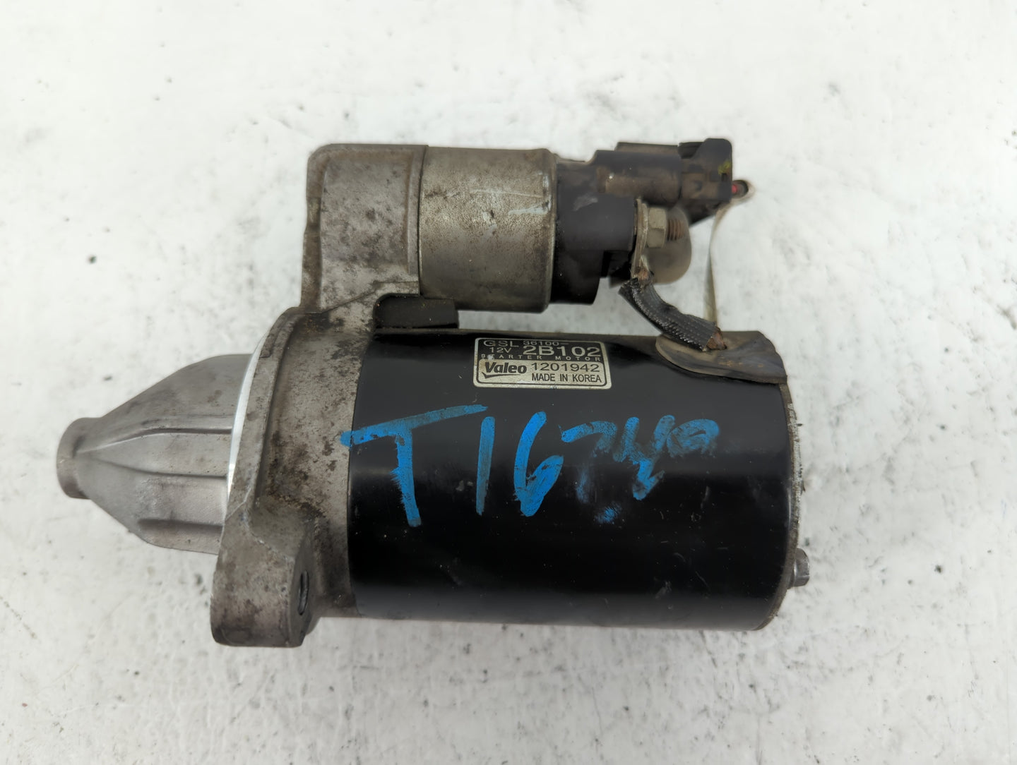 2013 Kia Soul Car Starter Motor Solenoid OEM P/N:1201942 36100-2B102 Fits Fits 2012 2014 2015 2016 2017 OEM Used Auto Parts 